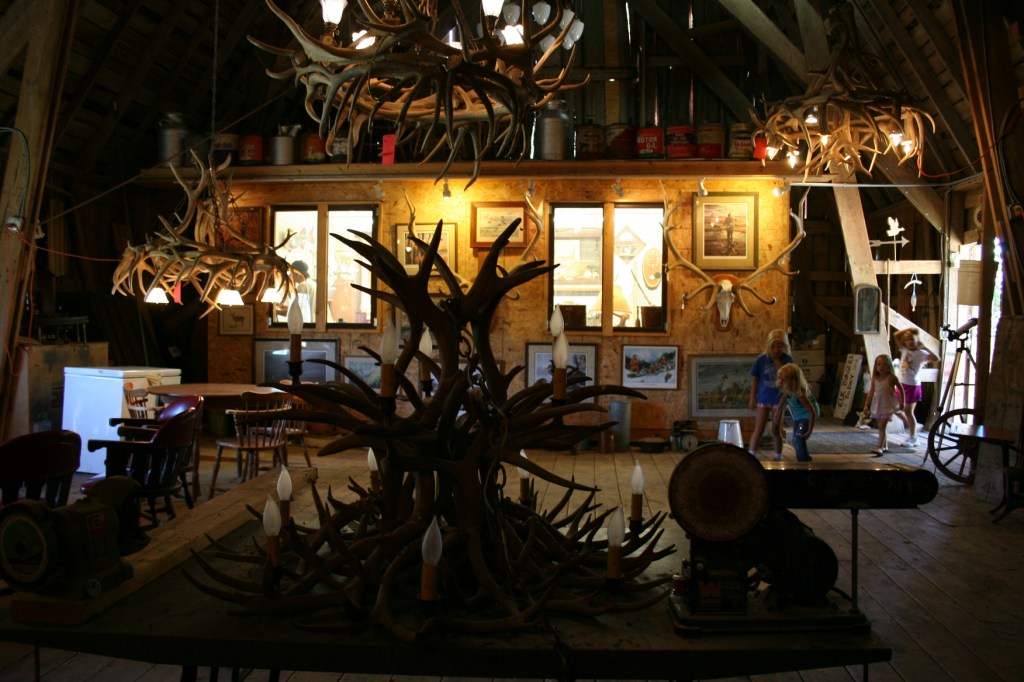Farm, antler art