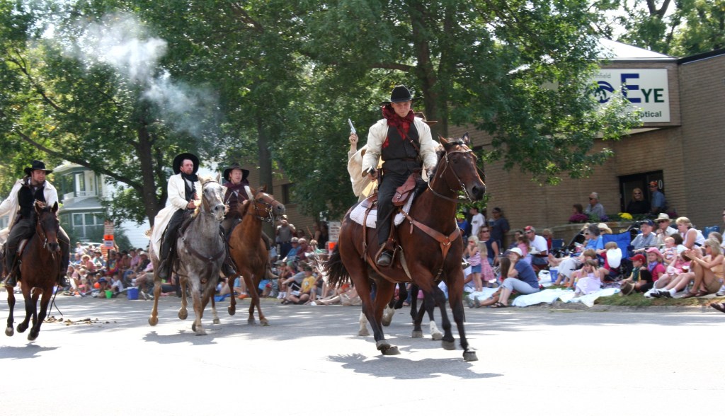 James-Younger gang re-enactors 2