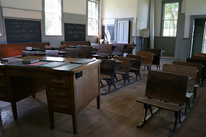 School, interior back