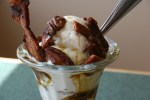 Coffee shop, maple bacon sundae