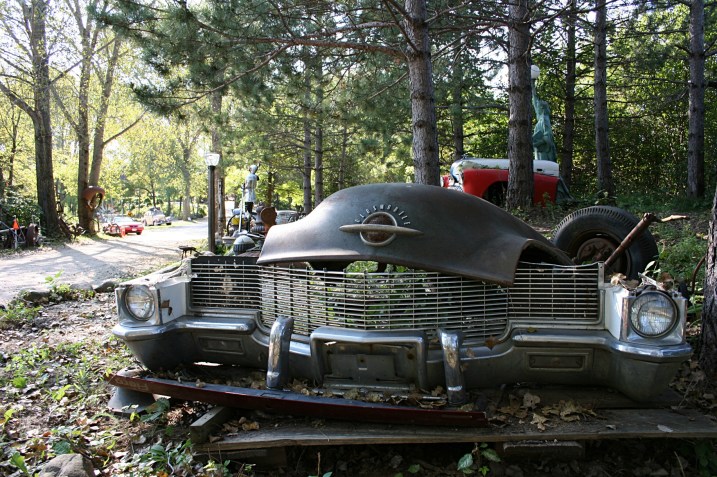 Sam's road & old car