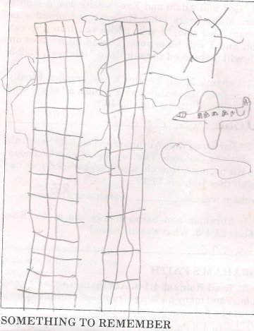 My then 8-year-old son drew this picture of a plane aimed for the twin towers a year after 9/11 for a school religion assignment. He was a third grader in a Christian school at the time and needed to think of a time when it was hard to trust God by drawing a photo illustrating that time. To this day, this drawing by my boy illustrates to me how deeply 9/11 impacted even the youngest among us