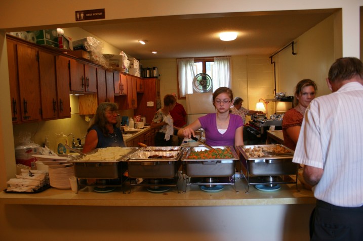 Webster, serving line