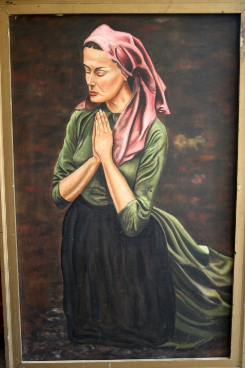 Woman in Reverent Prayer