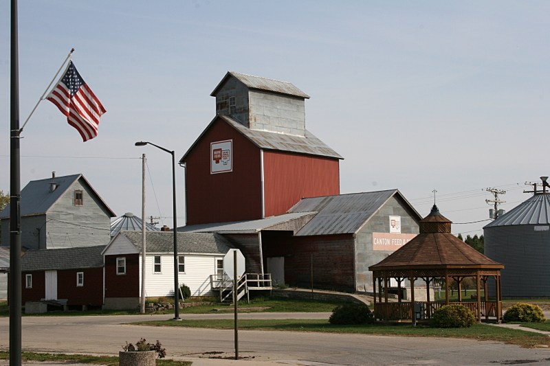 An overview of Canton's historic area. Minnesota Prairie Roots file photo 2012.