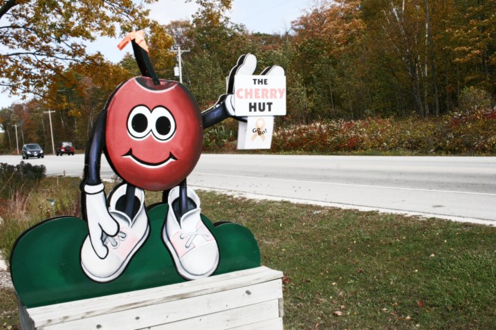 Cherry Hut sign