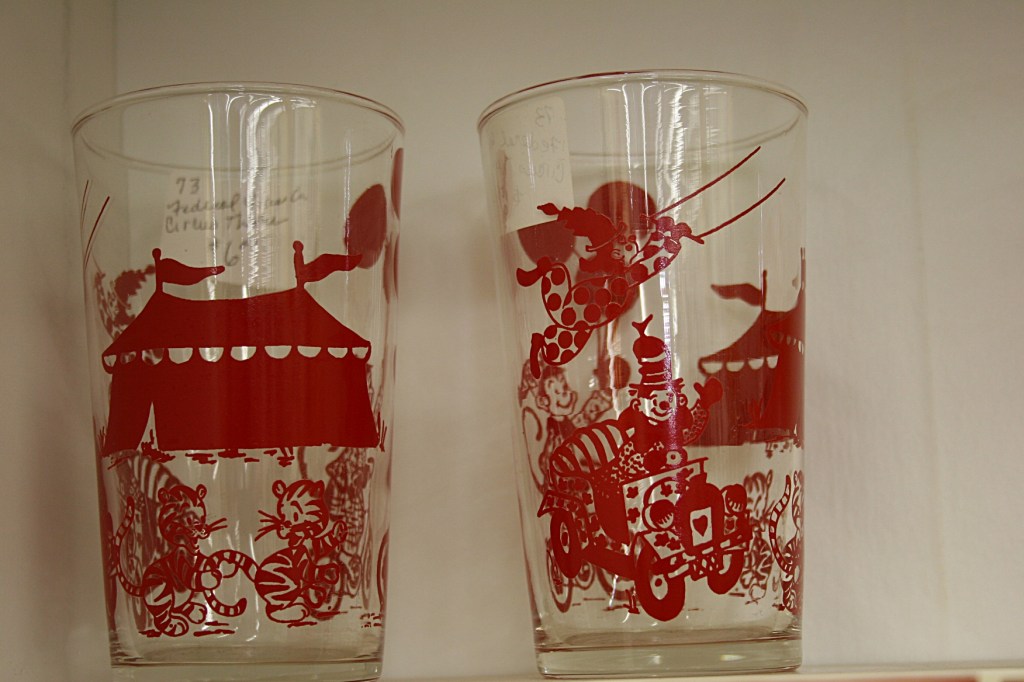 Downtown Hastings, circus glasses