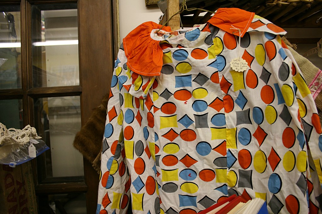 Downtown Hastings, clown costume
