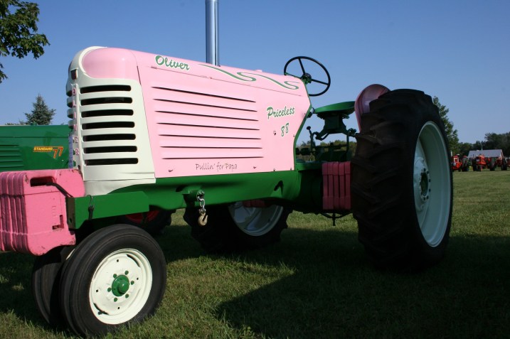 Pink tractor one