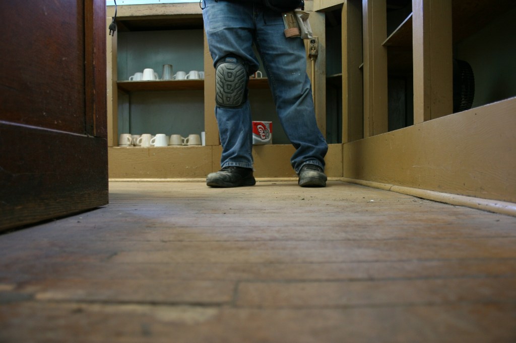 Seven Sisters, floor behind lunch counter