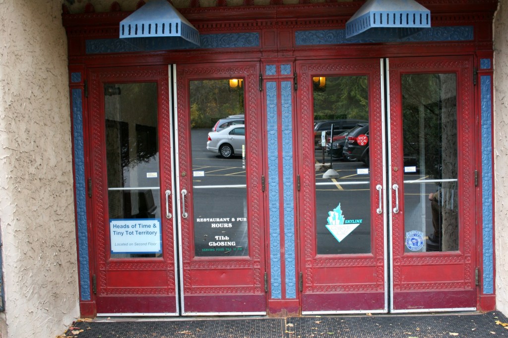 Walk through these colorful front doors...