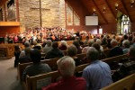Concert, mass choir and&nbsp;audience