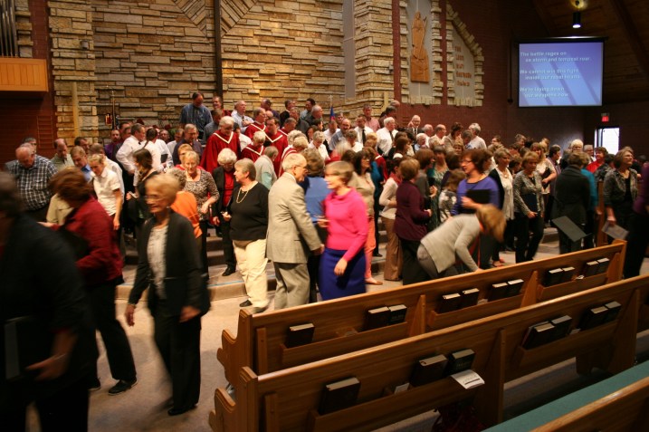 Concert, mass choir disbanding