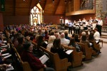 Concert, Peace choir and&nbsp;congregation