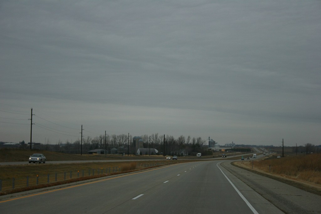 Drive, Interstate 94 approaching West Union exit