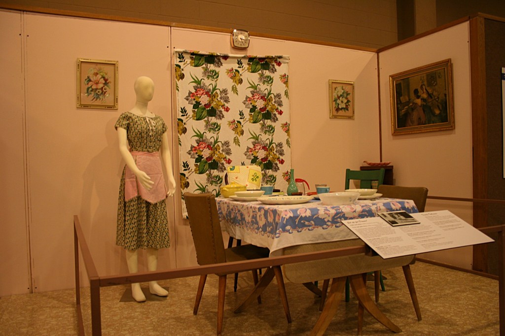 Museum, dining room scene