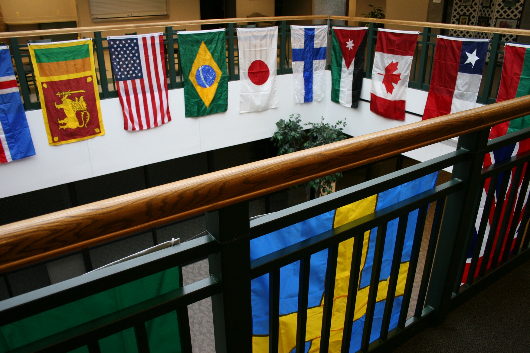 Museum, flags