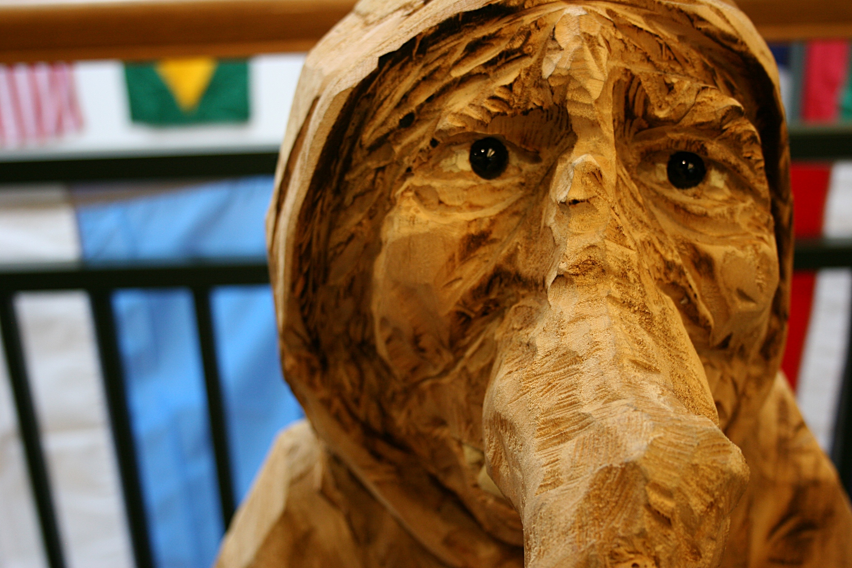 Museum, troll close-up