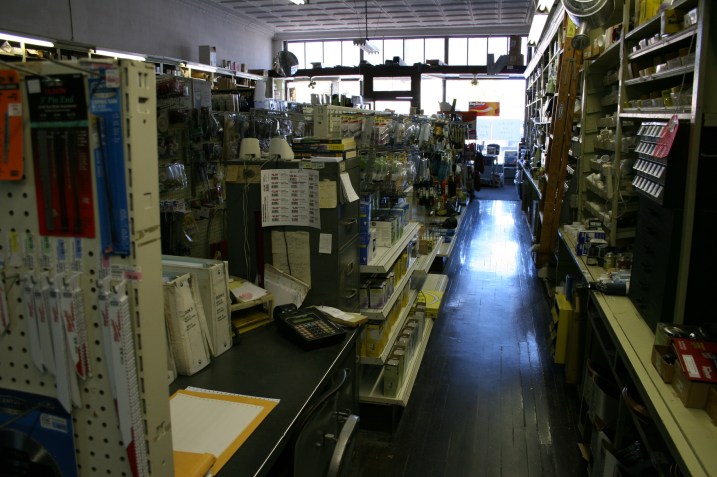 Mutch Hardware, aisle