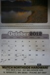 Mutch Hardware, October 2012&nbsp;calendar