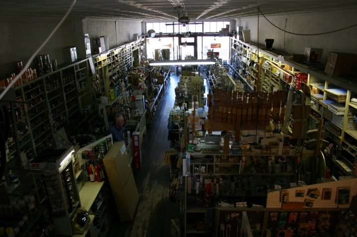 Mutch Hardware, view from upstairs