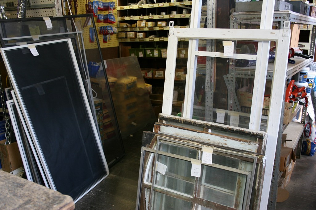 Mutch Hardware, windows