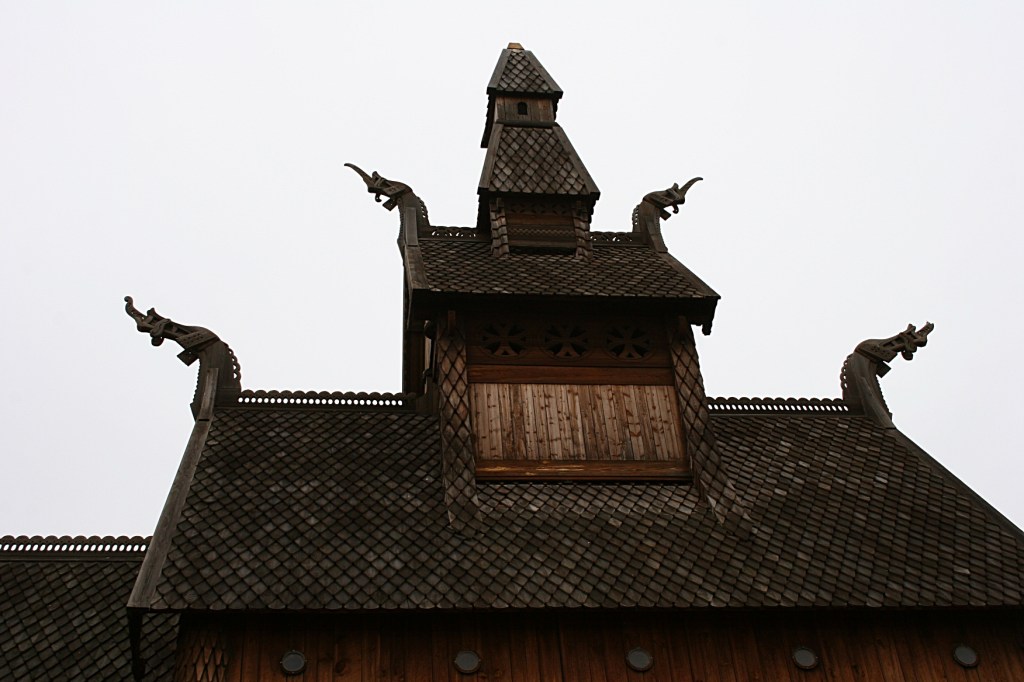 Stave, roofline close-up