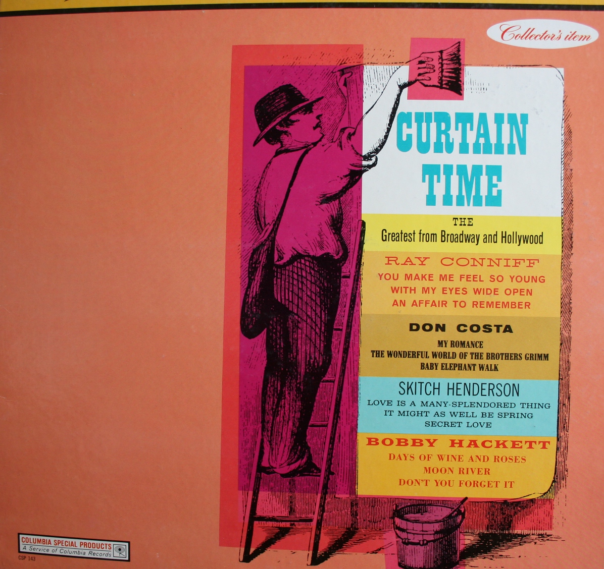 The Trans-Siberian Orchestra Christmas concert includes a touch of Broadway. Again, unrelated except for the Broadway element, here's another vintage record album I recently purchased for the graphic arts element.