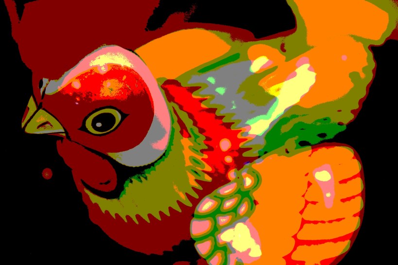 I clicked on "posterize" and this was the result.