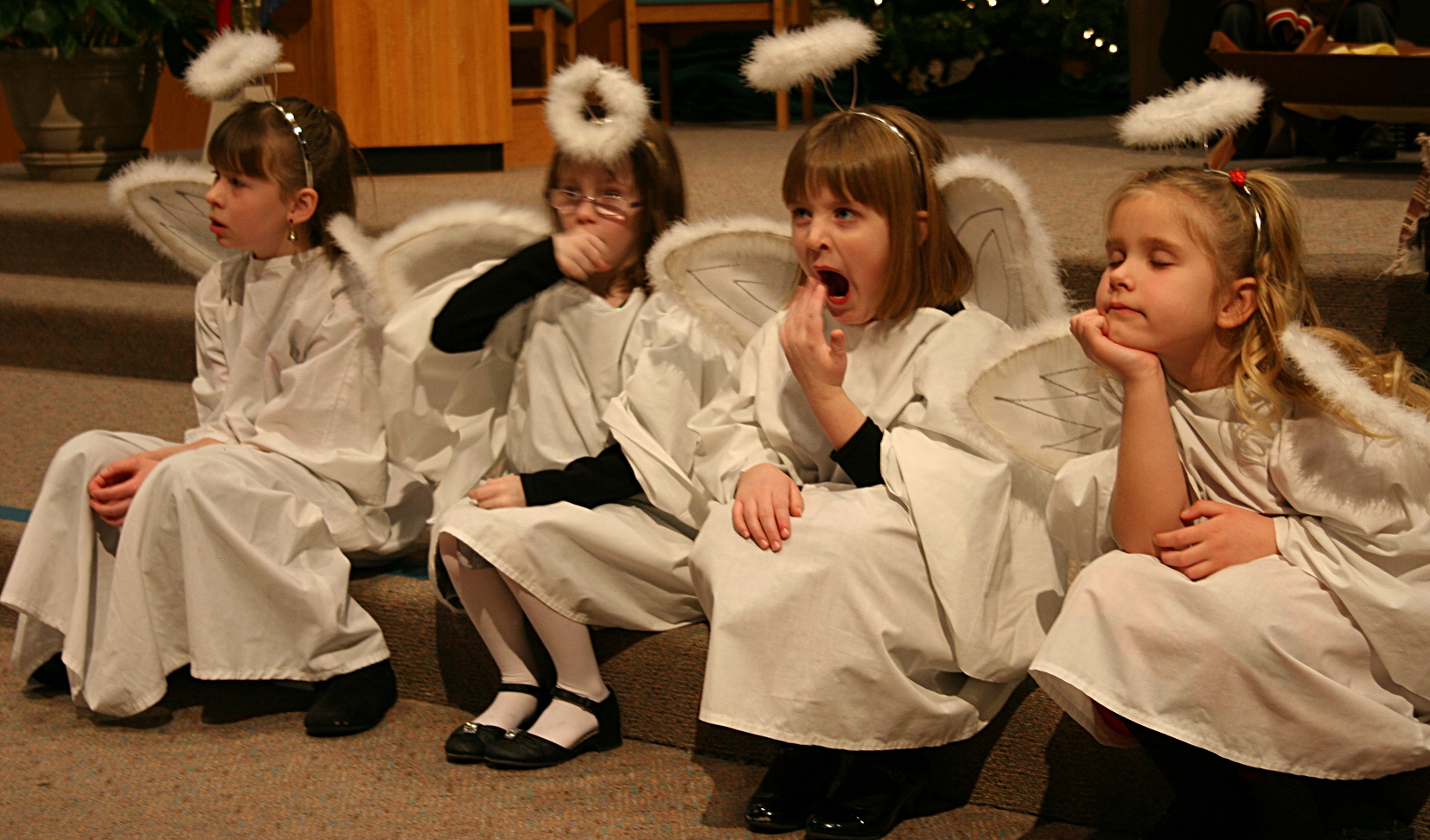 Every little girl wants to portray an angel...