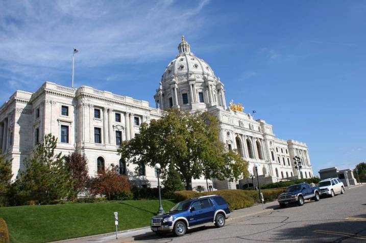A file photo of the stunning Minnesota state capitol in St. Paul.