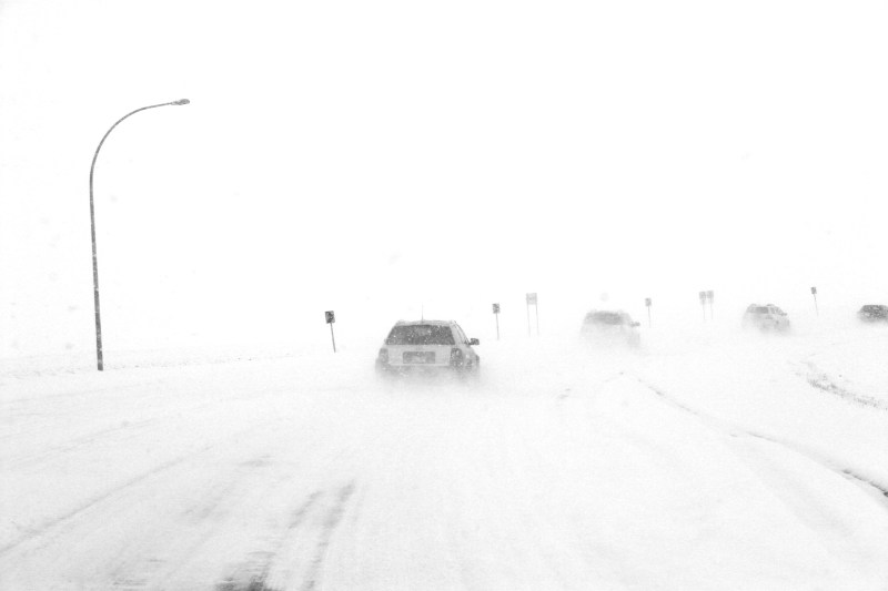 I converted this image to black-and-white and upped the brightness. This was shot on the Minnesota Highway 19 curve just north of Vesta, my southwestern Minnesota hometown.