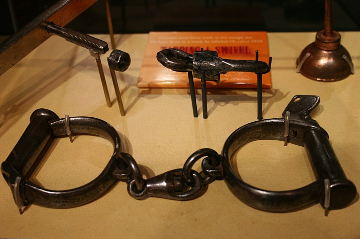 Tools of the escape artist profession.