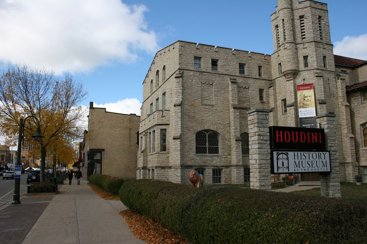 The History Museum at the Castle, home to the Houdini and other exhibits.