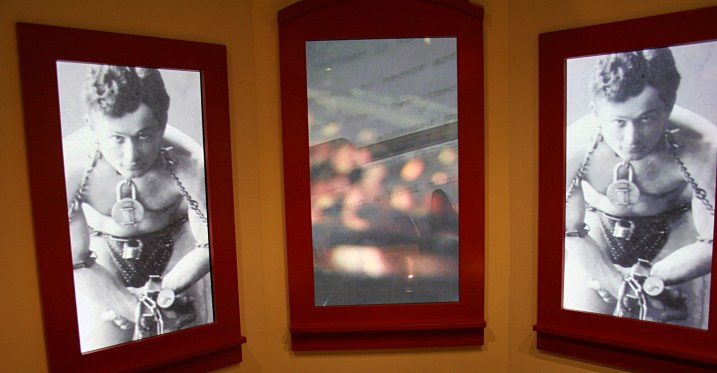 Illusionist and escape artist Harry Houdini.