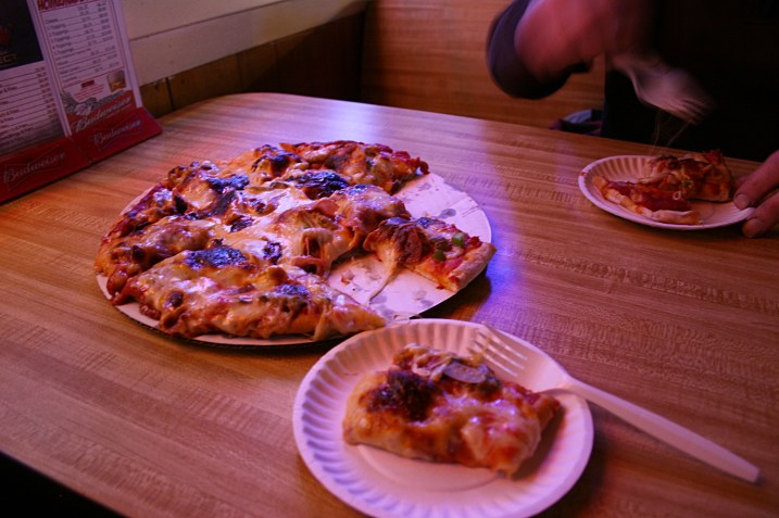 The Liquor Hole's House pizza.