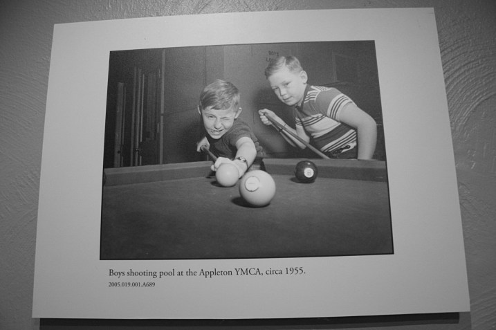 Given my love of photography, the "From My View: The Photographs of Andrew J. Mueller" exhibit especially interested me. Mueller worked for the local newspaper.