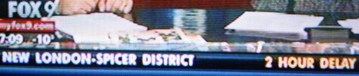 More school closings on another Minnesota TV station.