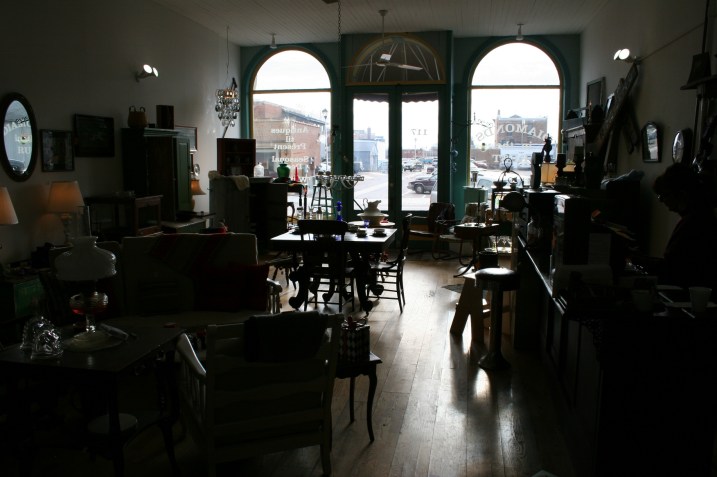 Diamonds in the RUST, looking toward the front of the store.