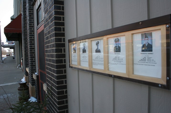More tributes on the exterior of the Happy Hour Bar.