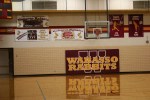 Wabasso Rabbits banner in&nbsp;gym