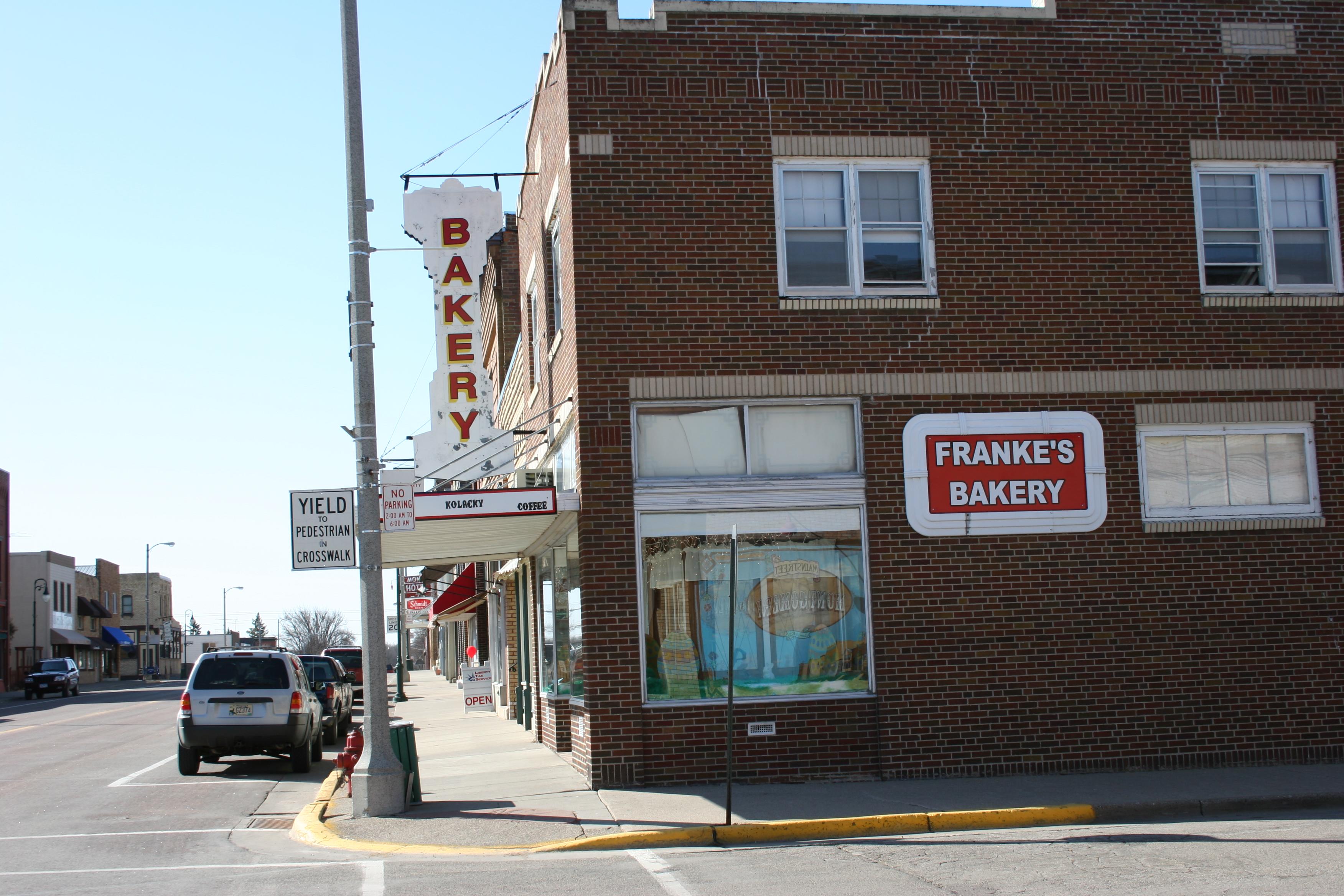 Franke's Bakery. Minnesota Prairie Roots file photo.