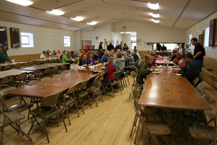 I knew most of the diners.