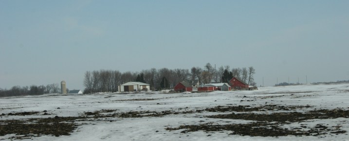 Highway 14 slices through agricultural land, as seen in this photo taken between Nicollet and Courtland.