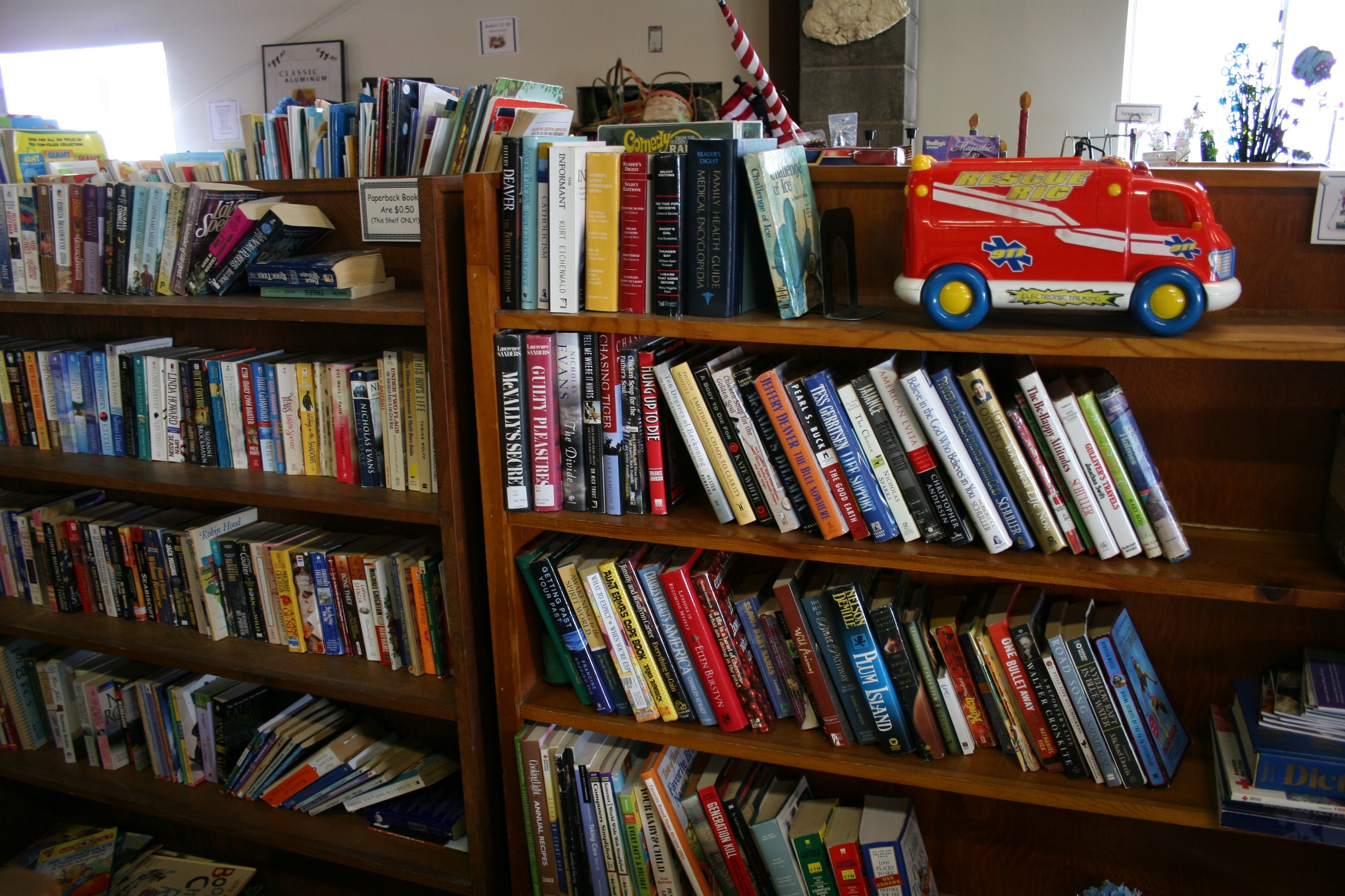 Bernadette offers a great selection of used books for all ages.