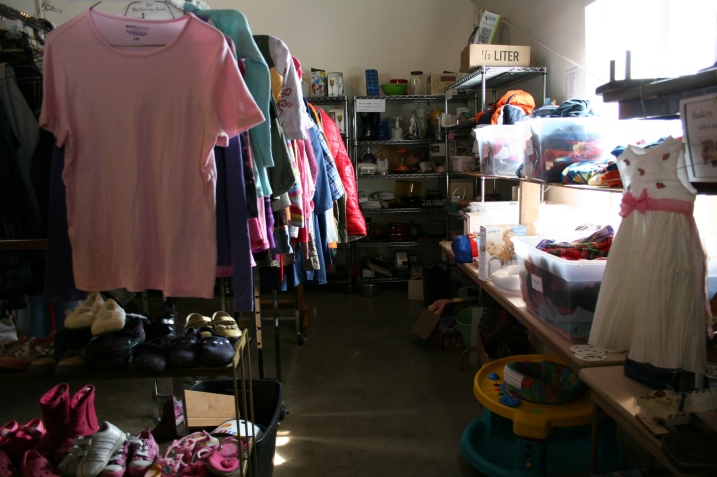 You'll also find a selection of clothes.