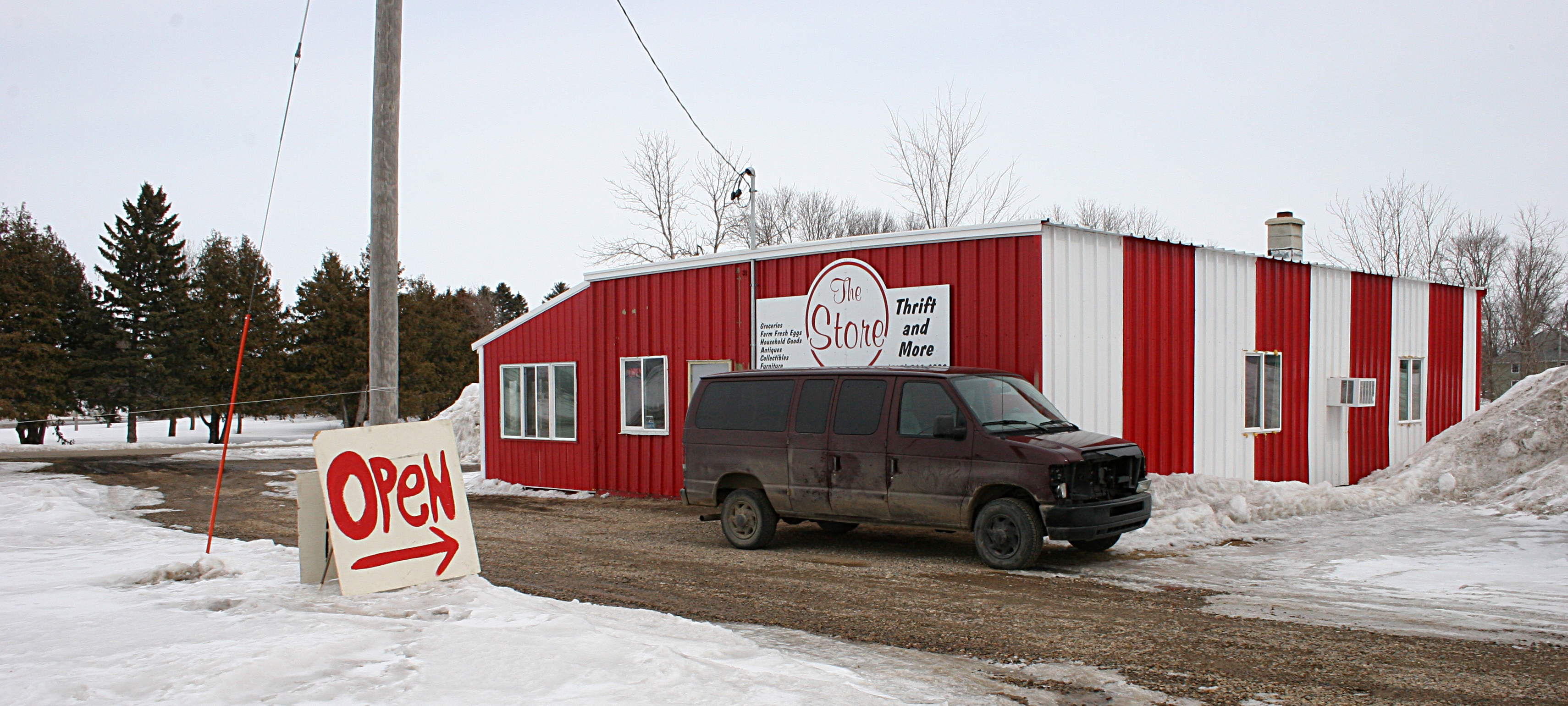The Store: Thrift and More sits just off Minnesota Highway 19 in Vesta in Redwood County.