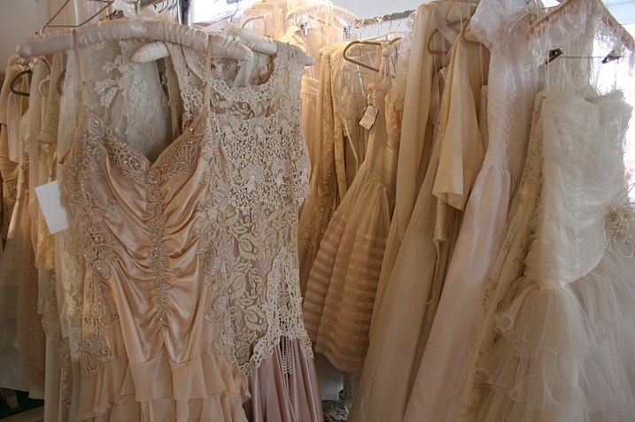 Andrea's focuses on redesigning vintage wedding dresses.