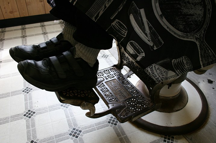 Bill jokes that he would have worn his wing tips had he known I would be photographing his feet.