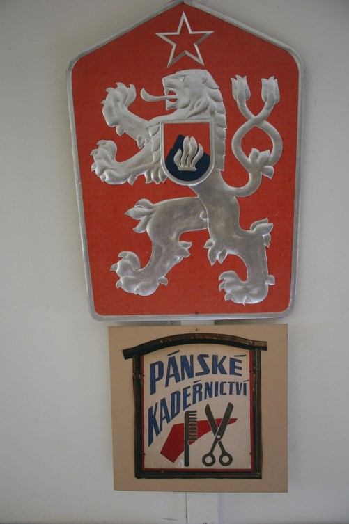 A Czech emblem, a nod to Steve's heritage and that of most folks living in Montgomery.